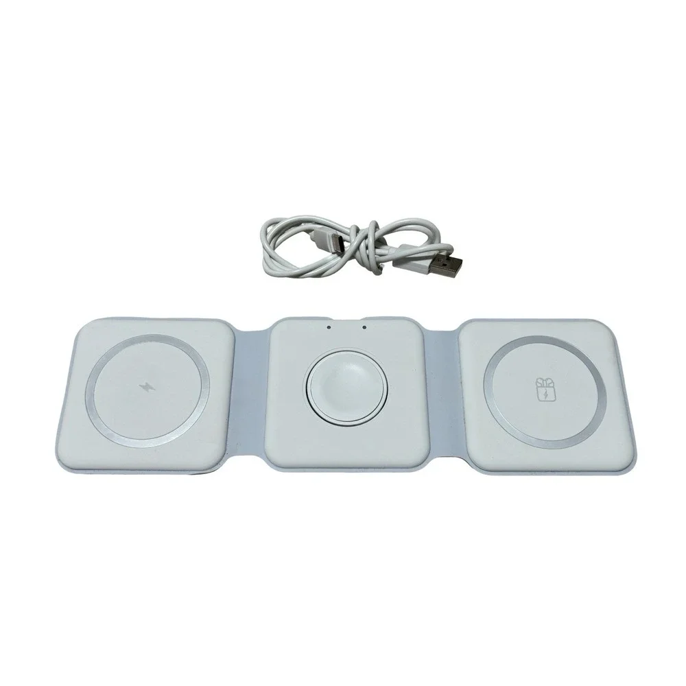3 in 1 Wireless Charger iPhone Magsafe Charging Foldable Pad